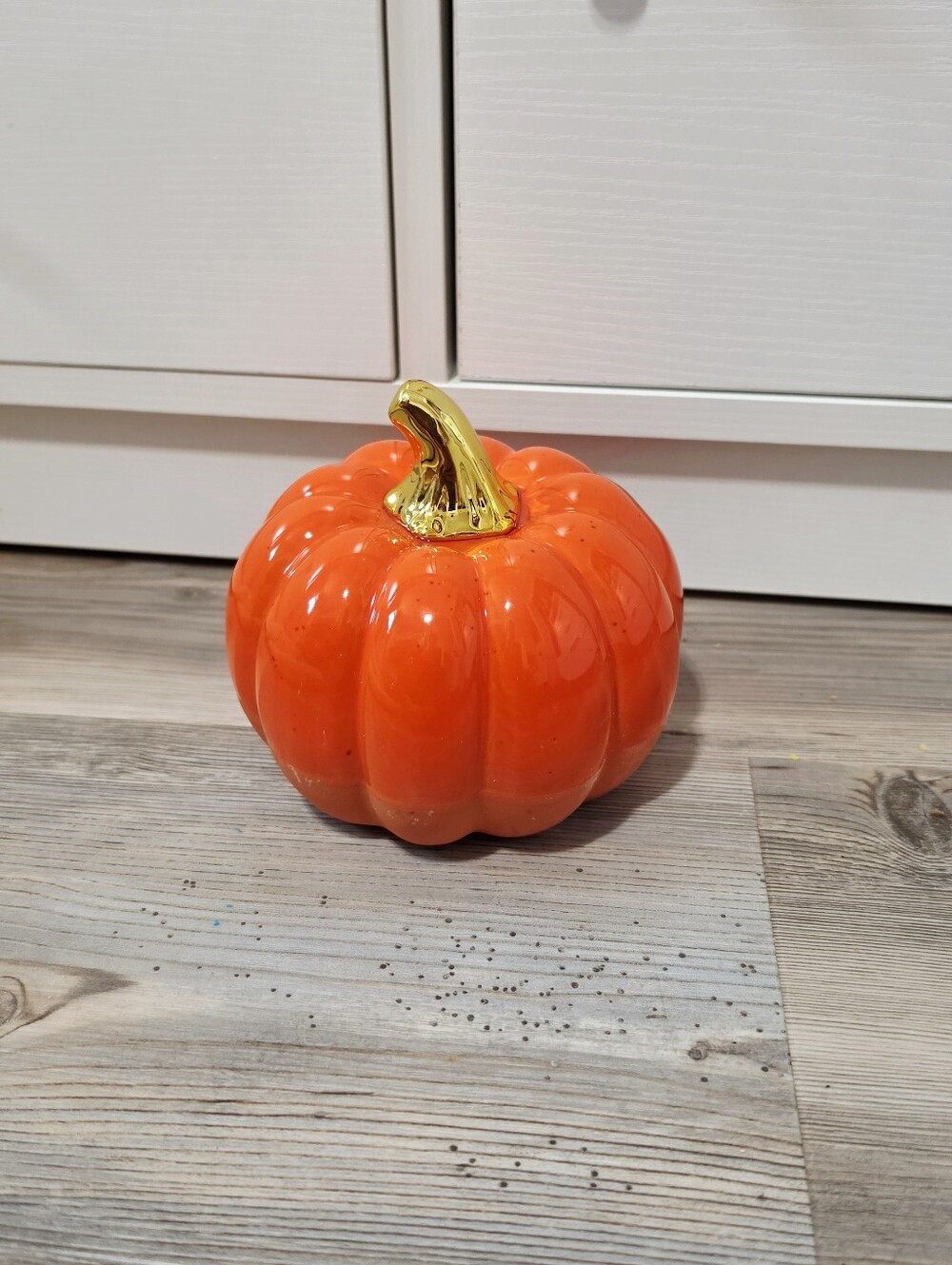 Target Bullseye Playground Halloween 2026 Ceramic Pumpkin - Orange & Gold